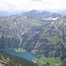 Tiefblick zum Vilsalpsee vom Geißhorn