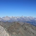 Blick nach Norden zu den Berner Gipfeln; rechts der Aletschgletscher
