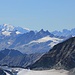 Blick nach Westen zum Mont Blanc