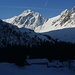 Traumhafter Winter!<br /><br />Aussicht über die Hütten der Rinderweid (1306m) zum Wänifirst (2004m), Gantspitz (1970m) und P.1944m.