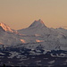 Blick vom Hasenmatt aufs Berner Oberland V - kurz vor Sonnenuntergang
