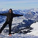 Gipfelfreude auf dem schönen Ski- ind Aussichtsberg Vilan (2375,9m).