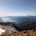 Panorama da Gradiccioli vetta verso SO con lago Maggiore e Monte Rosa che, ovunque io vada, lui c'è