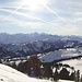 unsere Tour im Überblick - dahinter das krönende Alpen-Panorama
