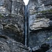Wasserfall im Aufstieg zur Fründenhütte.