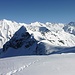 Blick zum Skigebiet Hasliberg