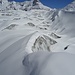 Auch auf dem Aletschgletscher, jede Menge Schnee.