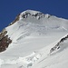 Am Aletschhorn alles Blankeis (graue Stellen)