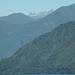 View of Pizzo dei Tre Signori (right) and Pizzo Varone (left), as seen from south of Menaggio, Lago di Como