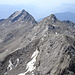 Blick zum Tschigat(3000m) und zur Lazinser(Partschinser) Rötelspitze/Cima Rosa(3037m); 2 nette Aussichts-3oooer, die lohnen
