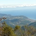 Blick zur Küste nach Pietra Ligure vom Kammweg - Vista per Pietra della cresta
