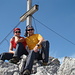 Wir beide auf dem Bös Fulen, mit 2'802m höchster Punkt des Kantons Schwyz
