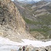 Abstieg über den Gletscher