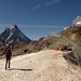 Rifugio del Teodulo 3317m mit Blick zum Matterhorn 4478m