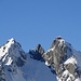 Die wilden Gipfel des westlichen Alpsteins stehen im Winter völlig einsam da