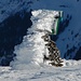 auf dem Chaiserstuel ist die Kälte sichtbar - Gipfelbuchdepot