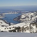 toller Blick auf den Sihlsee - und Teil des Zürichsees