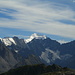 Weltklasse Panorama, Blick nach Süden.Der südlichste und westlichste 4000er der Alpen,die Barre des Écrins,4101m und rechts davon der Dome de Neige,4015m