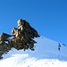 Der Gipfelturm des Schwarzhorn.