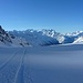 Rückblick über den Wendengletscher zu den Berner Oberländer