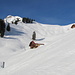 Alp Unterniesen mit schönen Skispuren
