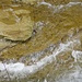 das Wasser der Gohl sprudelt schön über den Sandstein