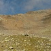 das oberste Kar, rechts Gipfel der Portlesspitze,<br />der Weg  führt in eine der Scharten