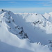 Gipfelpanorama Riedchopf - Blick nach W zu unserem zweiten Tourenziel