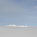 Die Nebelobergrenze war sehr hoch: Die Gipfel des Westlichen Alpsteins ragen gerade noch heraus