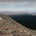 Gipfel Mount Mellenthin - Ausblick in westliche/nordwestliche Richtung (Region Moab/Castle Valley). 
