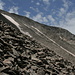 Im Abstieg vom Mount Mellenthin - Rückblick von Nordost-Gratrücken/-Flanke in Richtung Gipfel, Nord-Flanke und Nordwest-Gratrücken.