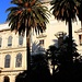 Blauer Himmel und wärmende Sonne im Januar in Roma (37m): Galleria Nazionale d'Arte Antica.