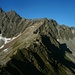 Auf dem höchsten, aber unvermessenen Punkt vom Hüttenwanghorn (2620m). Die Blickrichtung ist die Gleiche wie auf dem vorherigen Foto.