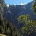 Cascata di Lesgiüna unterhalb der Alpe di Giümela