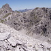 Blick von der Grossen Grubenspitze zur Flexenspitze und zum Grossen Grätligrat