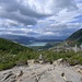 Aussicht aus dem Valle Francés auf den Lago Nordenskjöld