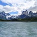 Links Punta Bariloche und rechts die Cuernos