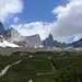 Aussicht ins Valle Francés vom Aussichtpunkt oberhalb des Campamento Británico