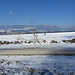 Im Hintergrund der Jura mit Grandson