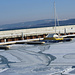 Hafen von Grandson. Sieht heute anders aus als am 9. März 2010 (s. folgendes Bild)