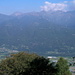Blick auf die gegenüberliegenden Berge des Verzascatals: Pizzo di Vogorno, Madone, Cima dell'Uomo