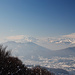 Blick bis zu den Walliser Alpen