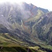 Der "alte" Weg von N auf den Falknis von der Alp Lawena