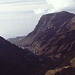 auf dem langen Abstieg ins Valle Gran Rey,rechts das Massiv der La Merica