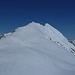 der Grat zur Kirchlespitze, bei guten Verhältnissen wohl auch machbar
