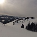 Blick zur Waxenegghütte