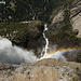 Il salto della Upper Yosemite Fall e uno dei tanti arcobaleni tra gli spruzzi! 