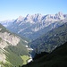 im Abstieg: Jochbachtal und östliche Hornbachkette