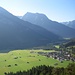 Lechtal aus dem Aufstieg - der Lech trennt den Allgäu von den Lechtaler Alpen