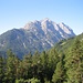 Die Klimmspitze, der östliche Eckpfeiler der hohen Hornbachkette